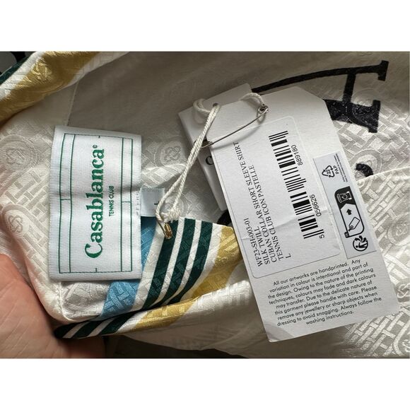 CASABLANCA Silk Short-Sleeve Shirt - Picture 11 of 11